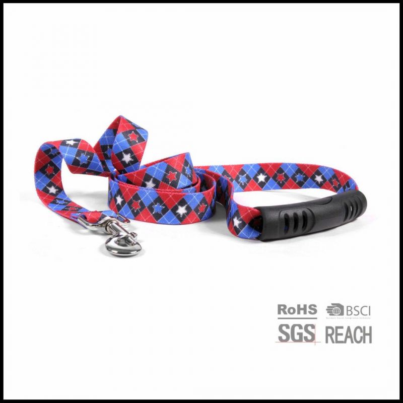 Pet Supply Products Heat-Transfer Printing Polyester Dog Leash