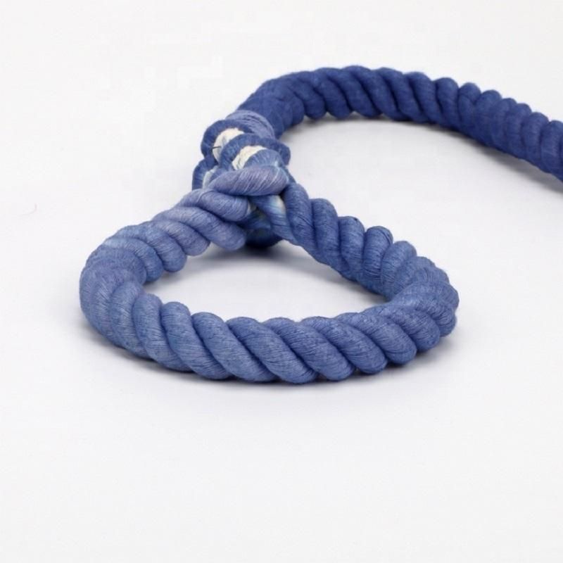 Soft and Comfortable Handmade Cotton Dog Leash with Bright Colors