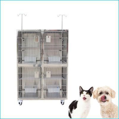 Chinese Manufacturer Direct to Sell Stainless Steel OEM Veterinary Dogs Cage for Sale