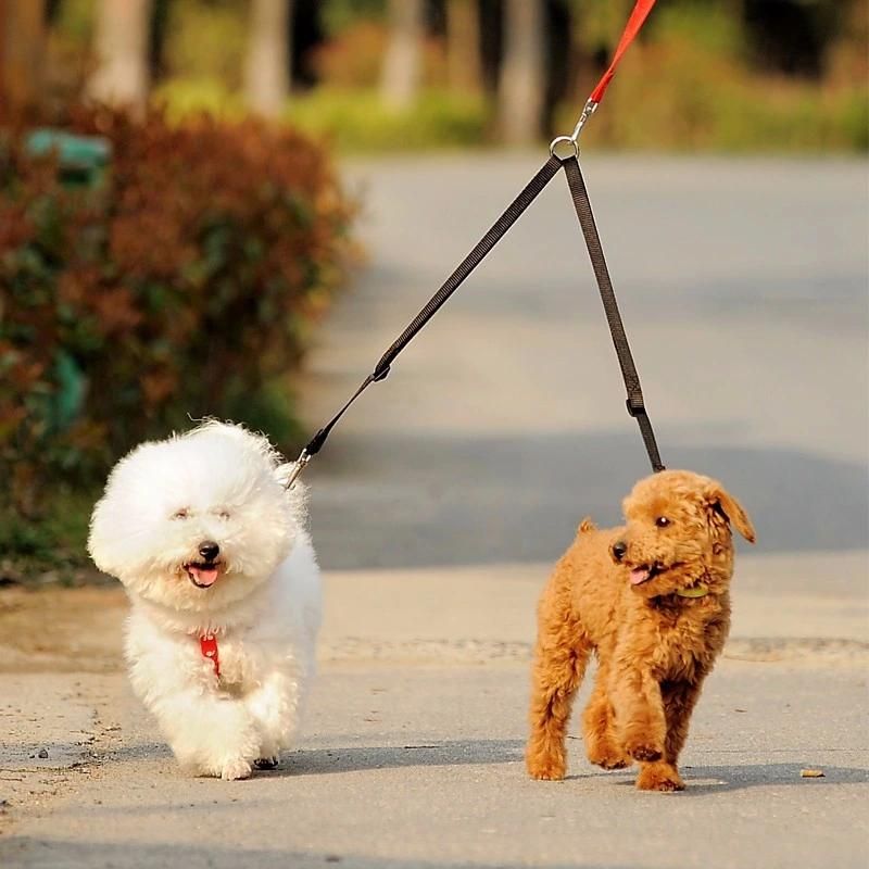 Wholesale Pet Couple Walking Lead Rope Double Dog Twin Leash Splitter Pet Accessories Supply