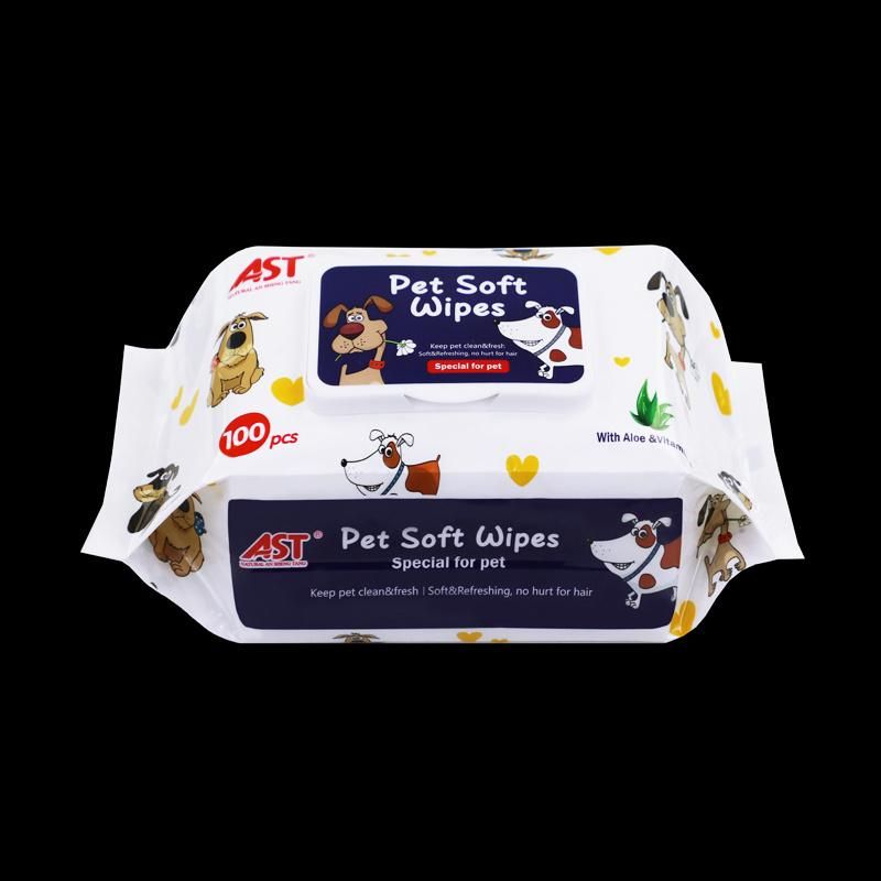 Pet Wipes for Dog Cat Bird Antiseptic and Cleaning Wipes