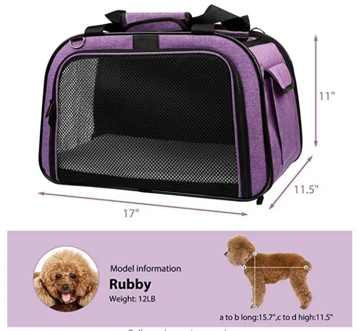 Customize OEM ODM Adjustable Pet Bags for Dog Sleeping Transparent Bag