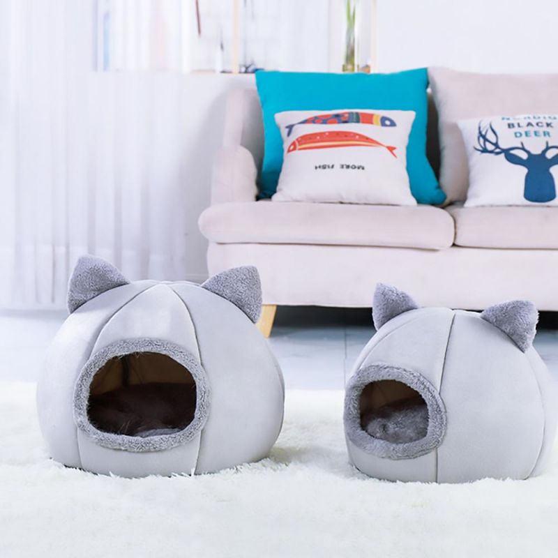 Removable and Washable Cushion Cute Soft Pet Bed