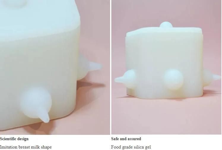 Food Grade Silicone Puppy Milk Nipple Feeder with 4 Nipples Pet Puppy Kitten Feeder Bowl Feeder