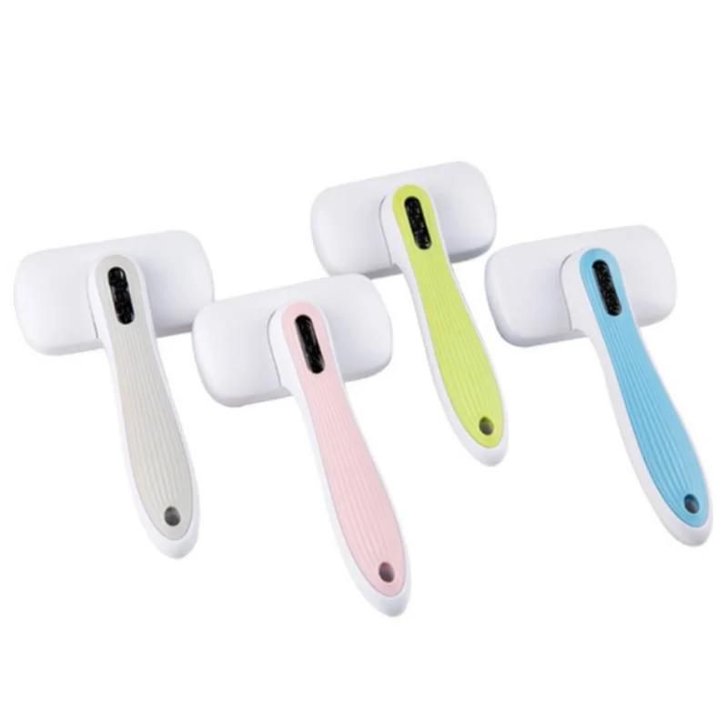 Quality Pet Grooming Tool Plastic Stainless Steel Comb Grooming Brush Cleaning Removal Pet Hair Comb Cats Dogs Beauty Appliance Brush Tool