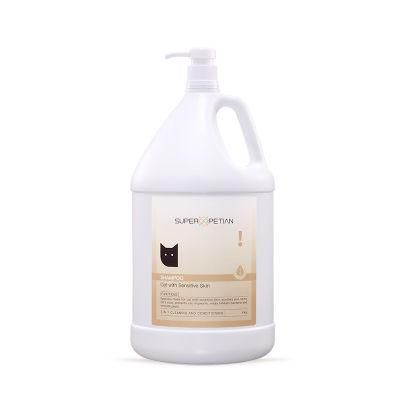 Super Petian Private Label Pet Hair Cleaning Shampoo for Pet Care 4kg Pet Shampoo for Cat with Sensitive Skin