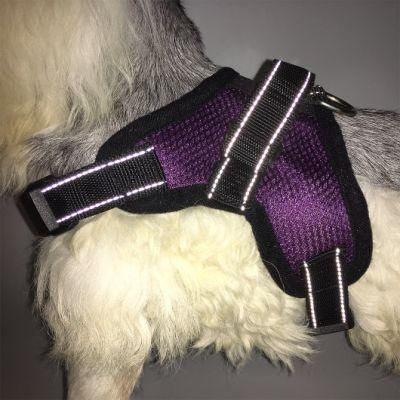 Adjustable Reflective Outdoor Wholesale Air Mesh Dog Harness Pet Supply