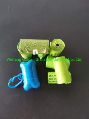 Bpi ASTM D6400 En13432 Eco Friendly Corn Starch PLA Pbat Biodegradable Dog Poop Bags on Roll