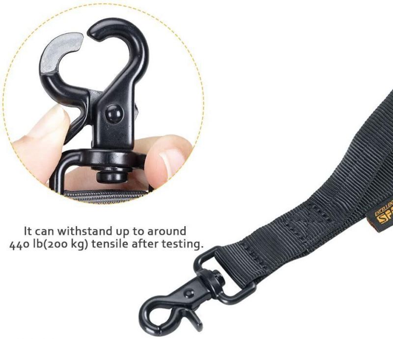 Durable and Lightweight Nylon Elastic Tactical Dog Leash