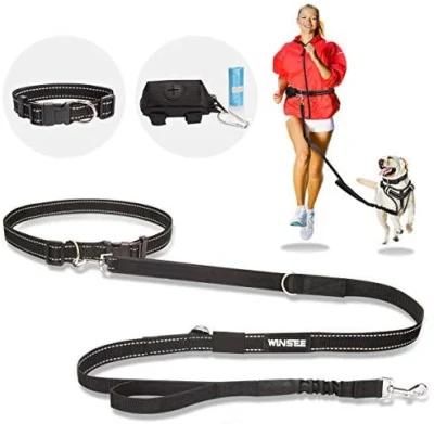 Reflective Dual Padded Handles Dog Leash