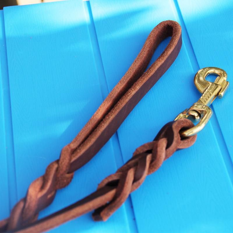 Hot Sale Soft and Sturdy Leather Premium Pet Leash