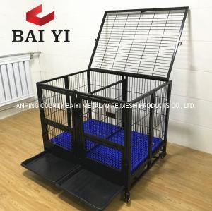 Eco-Friendly Lowes Pet Dog Cage Crates with Wheels and Plastic Pallet