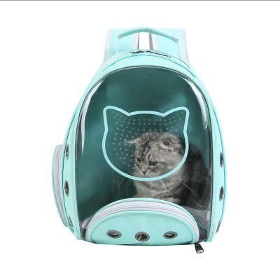 Pet Breathable Backpack Waterproof Transparent Cat Dog Carrier Bag for Travel Outdoor Camping Wbb18615