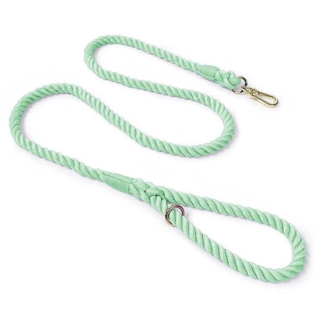 Dog Chest Leash Collar Set Cotton Rope Ombre Braided Dog Rope Lead