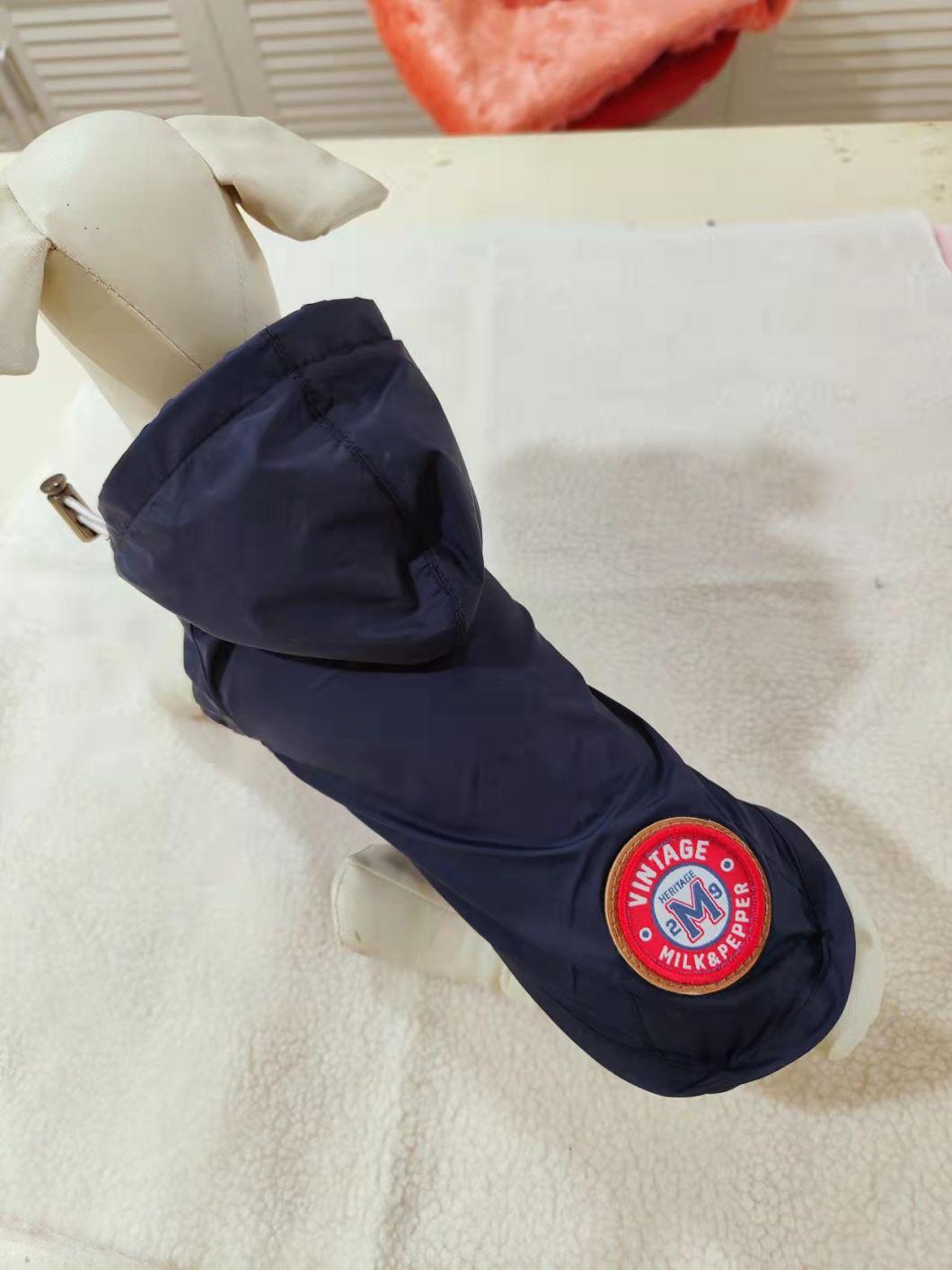 "Vintage"Fashion Designer Dog Clothes Dog Raincoat Pet Rain-Proof