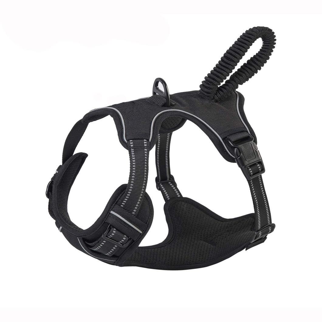 Reflective Safety Adjustable No-Pull Head-in Pet Dog Harness Oxford Soft Vest
