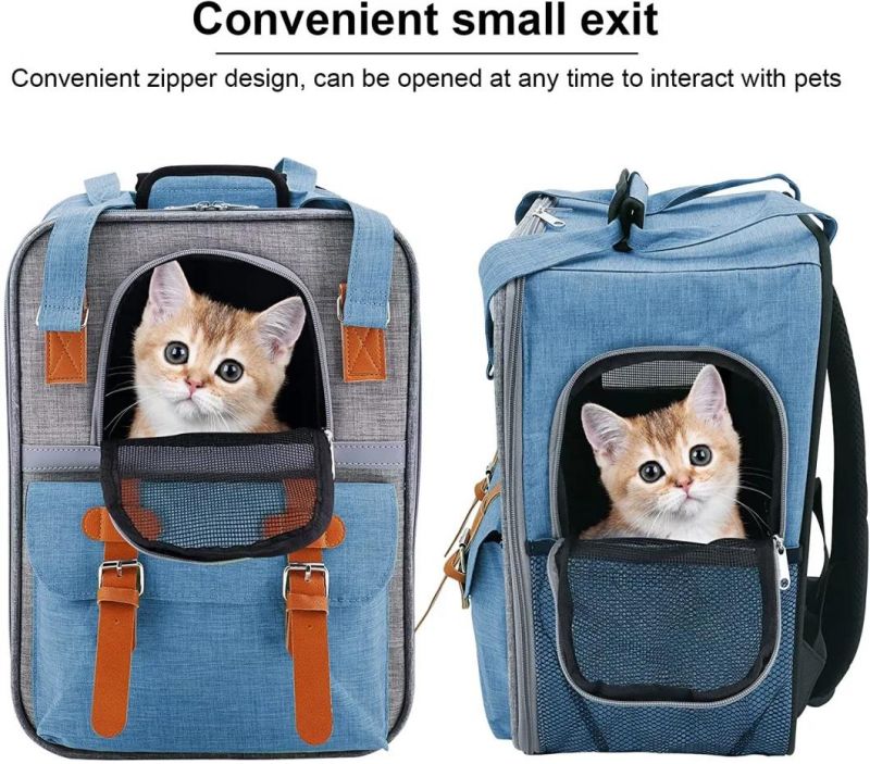 Outdoor Portable Travel Dog Cat Bag Durable Soft Pet Carrier Backpack