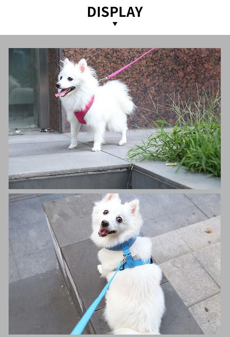 Pet Supplies Wholesale Breathable Custom Mesh Nylon Solid Pet Reflective Dog Harness