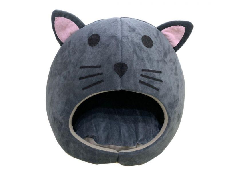 Mouse Face Grey Warm Cute Cat House