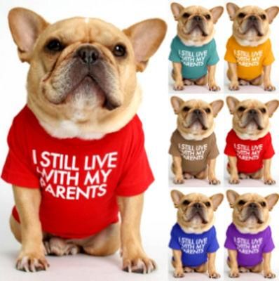 Pet Clothes Fashion Designer Summer Thin Shirt Apparel Pets Dog Clothes