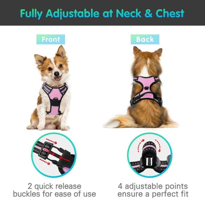 Easy to Wear & Adjust Reflective Dog Harness