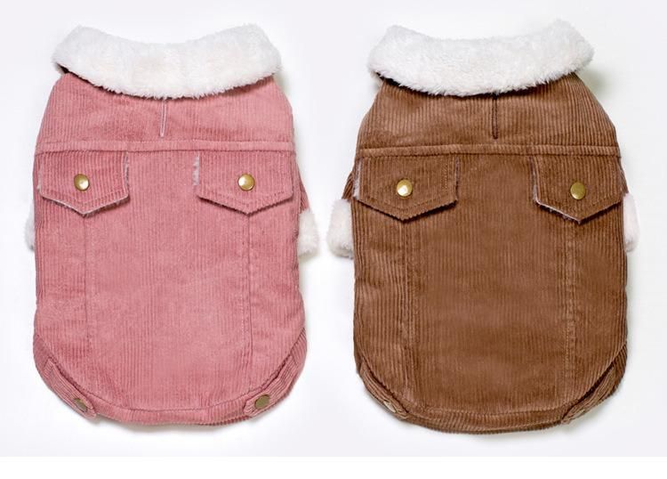Fleece Lined Warm Dog Jacket for Puppy Winter Cold Weather Dog Clothes