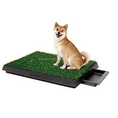 Wanhe Indoor Outdoor Dog Puppy Potty Trainer Pet Toilet Potty Tray for Small Cats and Dogs 25&quot; X20&quot;