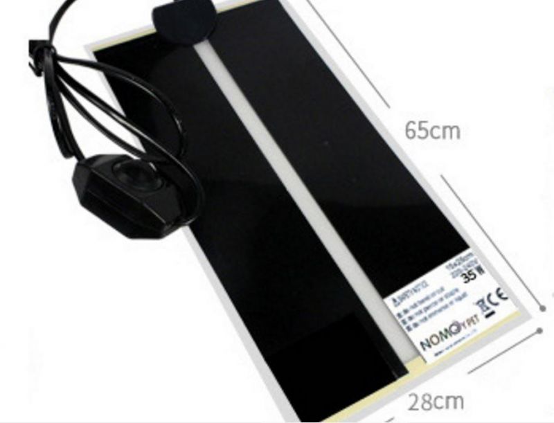 7W 11 X 5.9 Inch Waterproof Reptile Heating Pad Warmer with Temperature Controller, Power Adjustment Under Tank Terrarium Heater Heat Mat