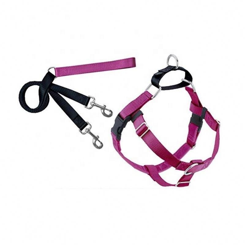 Pet Supplier OEM Red Nylon Adjustable Dog H Harness Personalized Easy Walk/Pet Toy