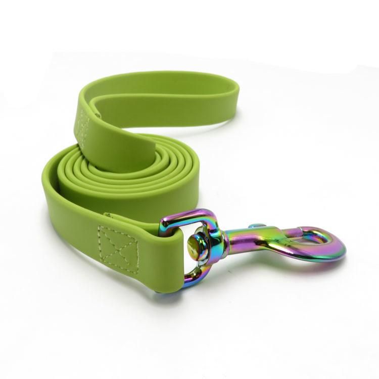 New Arrival Wholesale Custom Pet Products Leash Comfort Waterproof Soft PVC Dog Leash with Metal Hook
