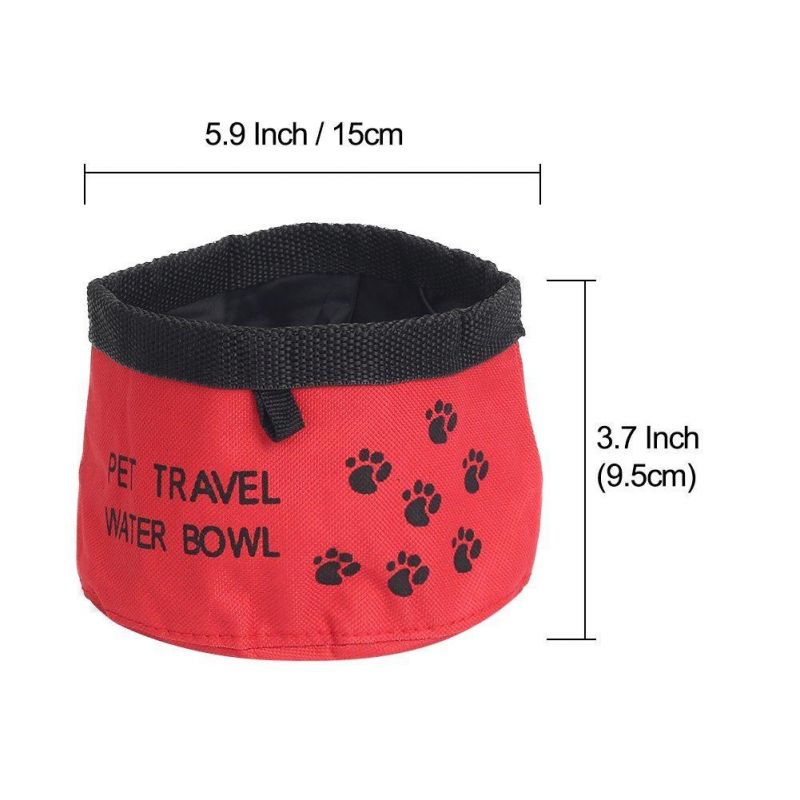 Collapsible Dog Bowls, BPA Free Foldable Travel Dog Bowl for Feed and Water