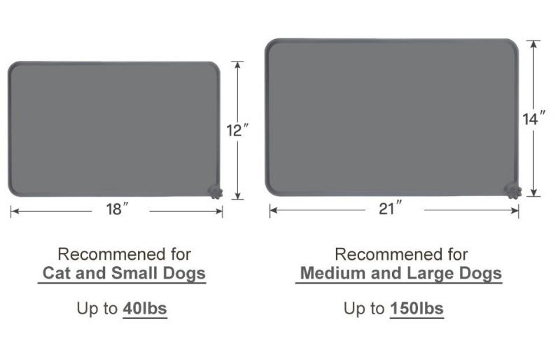 Keep The Ground Clean Pet Feeding Mat