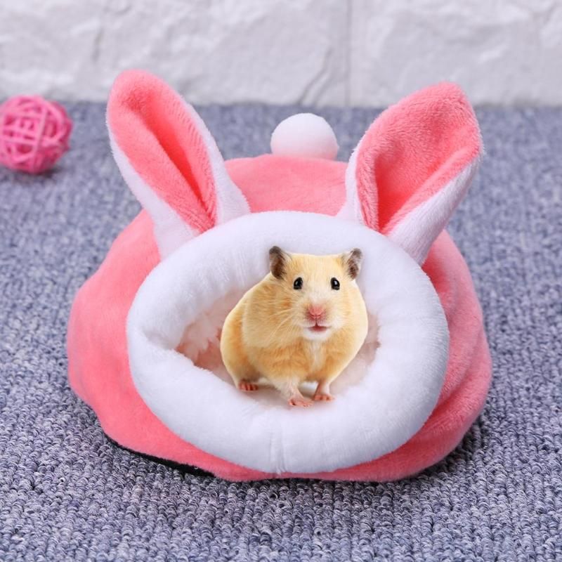 Pet Cage for Hamster Accessories Pet Bed Mouse Cotton House Small Animal Nest Winter Warm