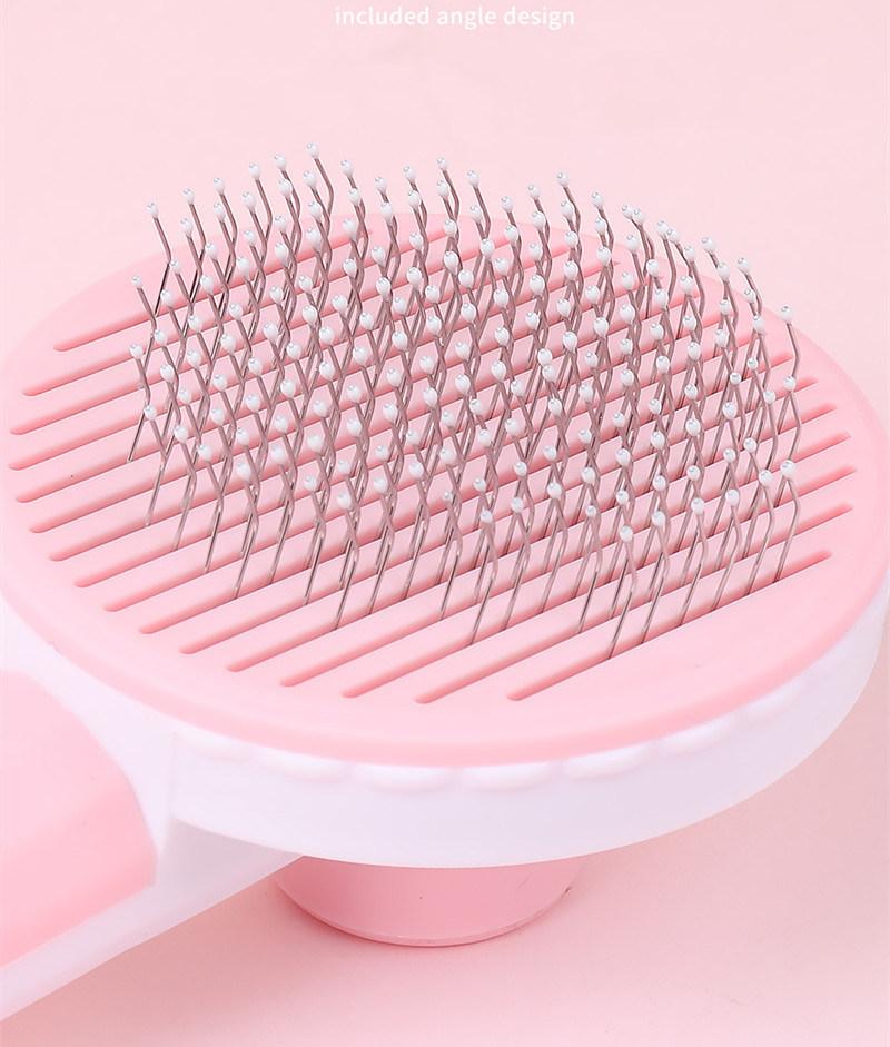 Pet Brush Hair Removes Pet Hair Comb Cleaning Slicker Brush