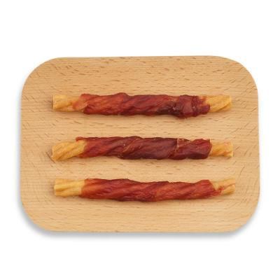 Sweet Potato Strip Wrapped with Chicken Pet Snacks Dog Treat