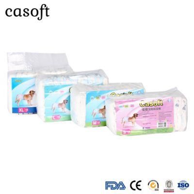 CE SGS BV Soft Disposable Male Dog Diaper Pet Training Pants Cat Urine Nappy Wraps