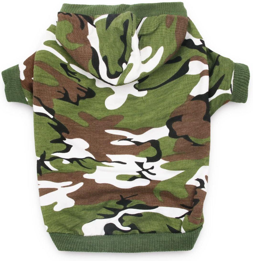 Dog Hoodie Camo Dog Clothes Dog Shirts for Small Medium Large Dogs
