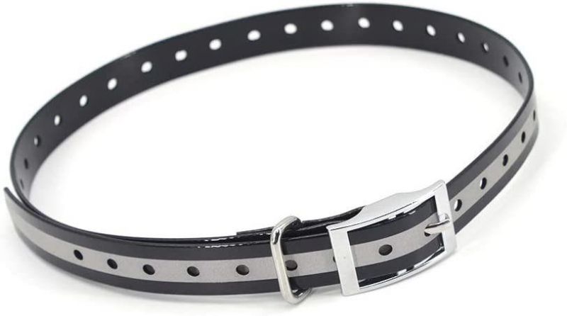 TPU Waterproof Dog Collars with Buckles Adjustable Replacement Strap Soft Belt