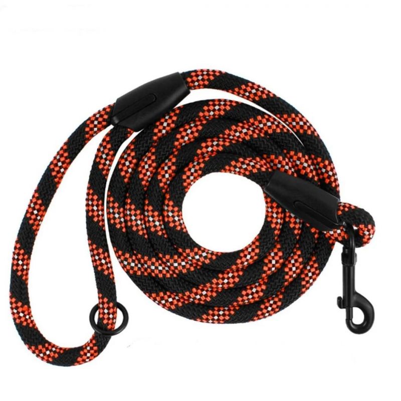 Wholesale Nylon Rope Dog Slip Leash with Reflective Thread for Dogs