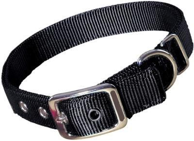 Double Thick Nylon Deluxe Dog Collar with Multiple Color Options