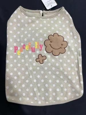 Peacefully Nature Cotton Puppy Shirt Doggy Clothes Pet Accessories