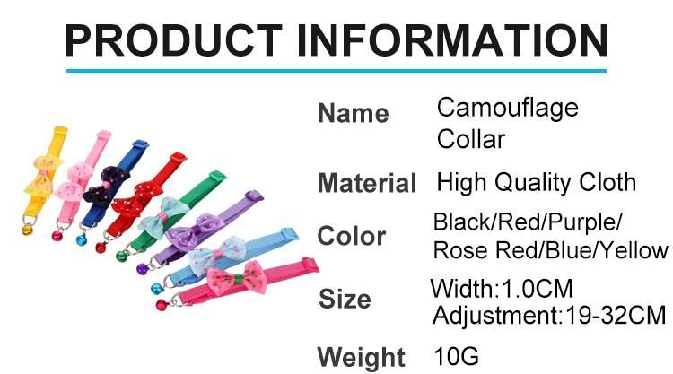 Manufacturer Wholesale Multi-Colors Nylon Cat Dog Collar