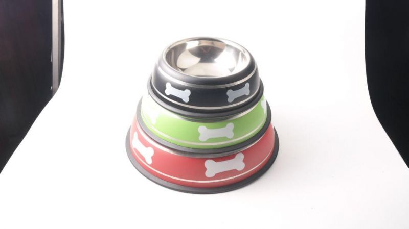 Double Diner Dog Bowl for Pets Dog and Cats