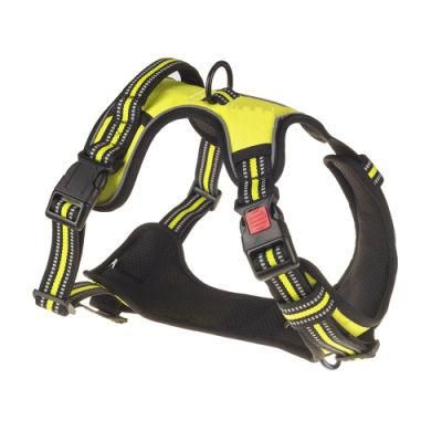 Wholesale No Pull Dog Harness with 3 Snap Buckles Dog Harness