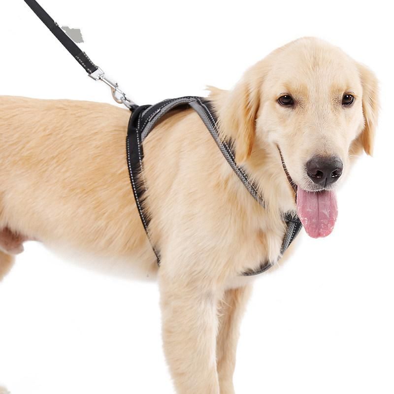 Soft Comfort Dog Harness Reflecting Fleece Large Pet Vest Harness with Handle