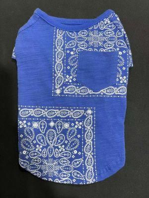 Blue and White Porcelain Style Chinese Traditional Dog Clothes Pet Products
