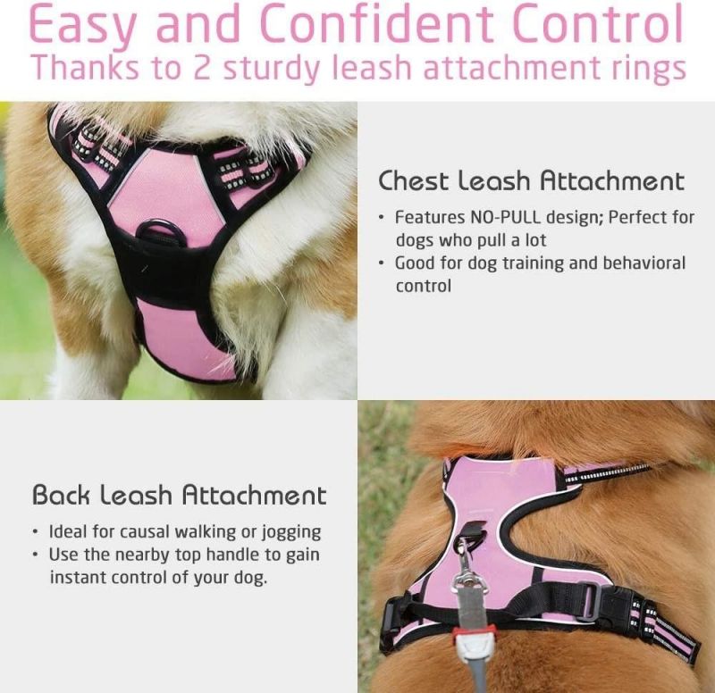 Fully Adjustable Easy to Use Reflective Dog Harness