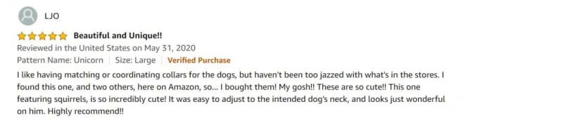 Comfortable and Adjustable Unique Design Pattern Dog Collar