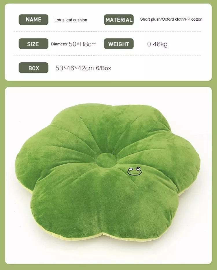 Factory Wholesale Skin Friendly Frog Shape Pet Bed