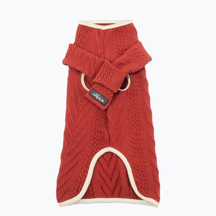 Corgi Teddy Golden Retriever Clothes Vintage Twist Pet Sweater
